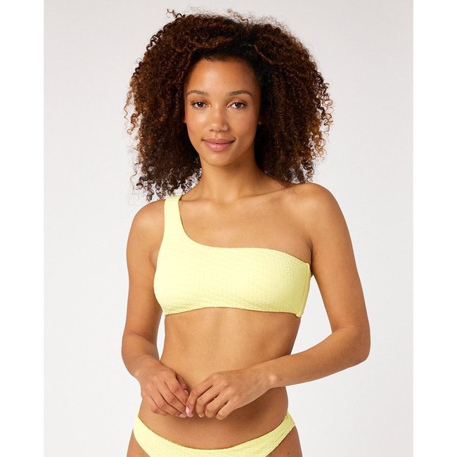 Haut de bikini bandeau à une bretelle custom rib Rip Curl La Redoute