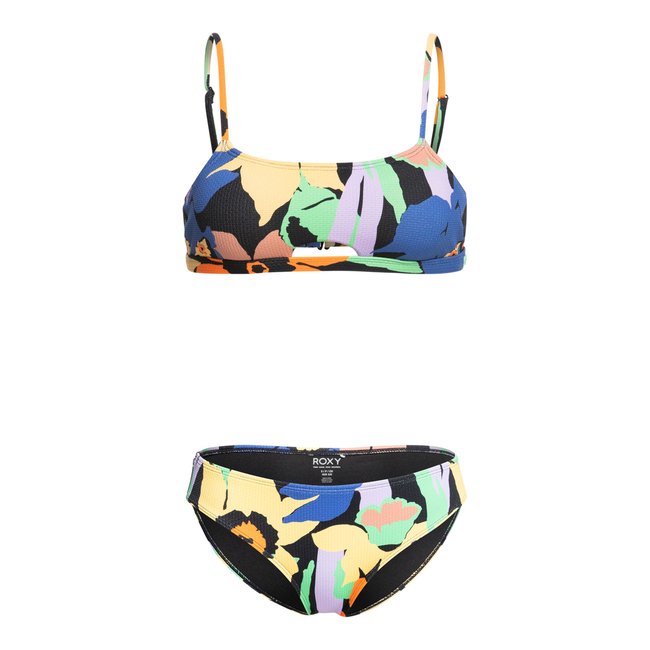 Ensemble De Maillot De Bain Bikini Bralette Color Jam Noir Anthracite