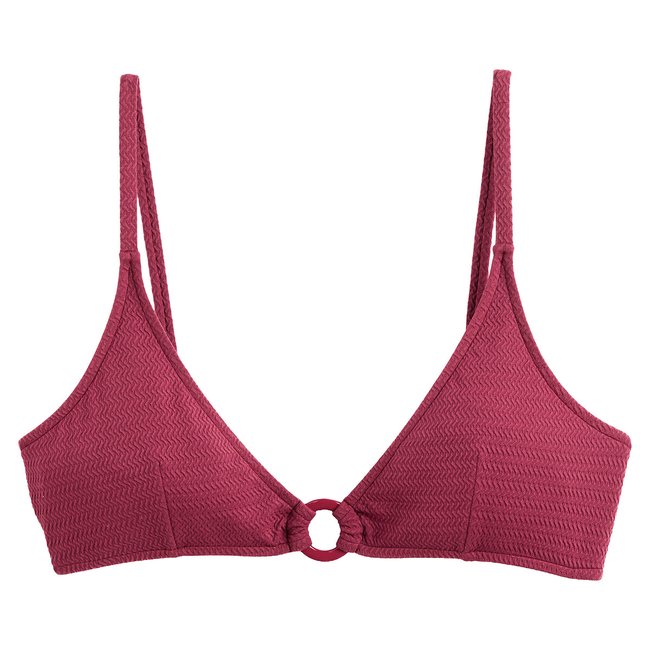 Triangle Bikini Top Burgundy Anja Paris X La Redoute Collections La