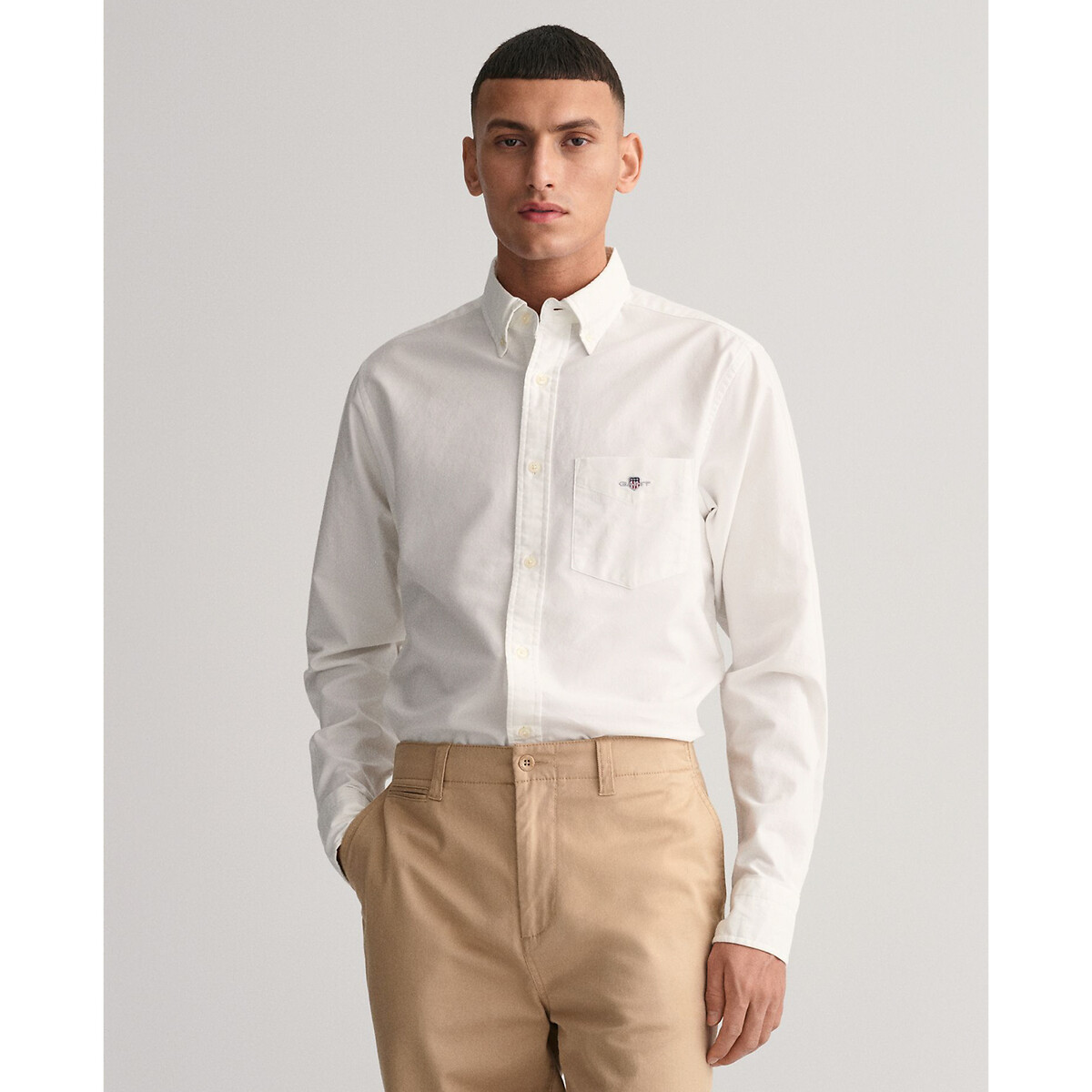 Plain Oxford Cotton Shirt