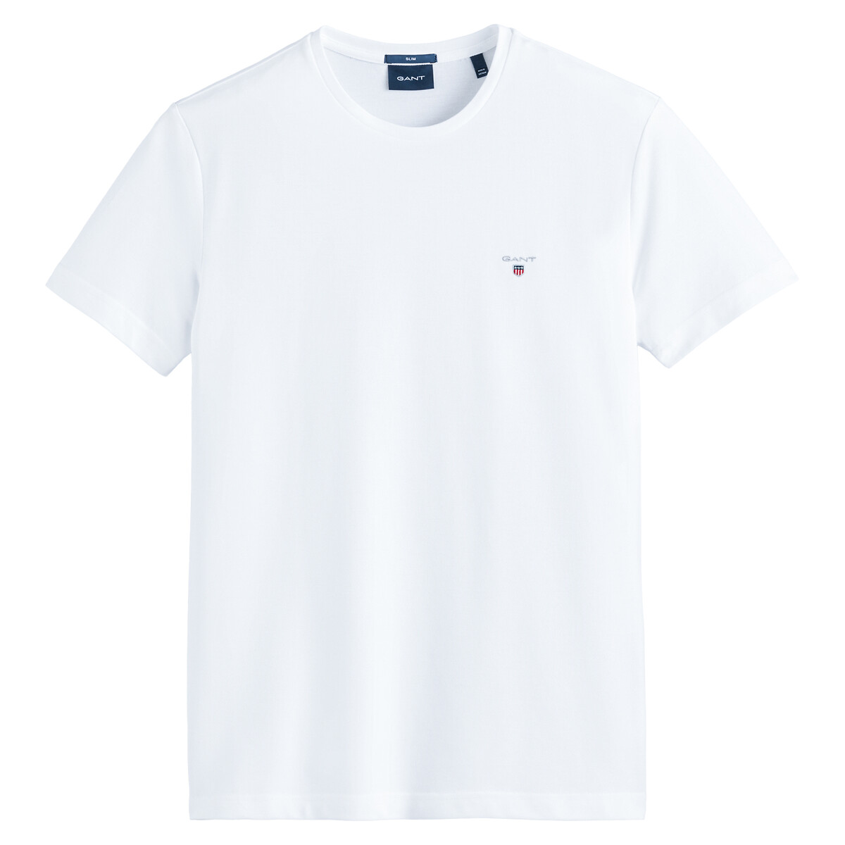 Original Embroidered Logo T-Shirt in Cotton with Crew Neck