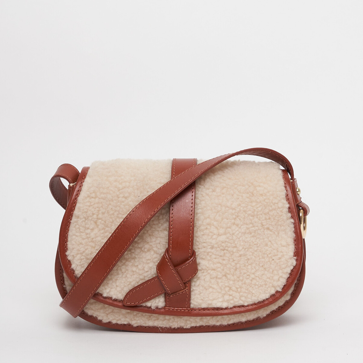 Sedro Mini Shoulder Bag in Leather Mix