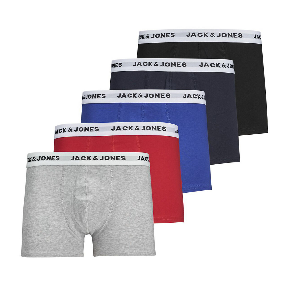 Комплект из 5 трусов-боксеров JACK & JONES, Разноцветный, Комплект из 5 трусов-боксеров La Redoute XXL разноцветный
Комплект из 5 трусов-боксеров JACK & JONES, Разноцветный, Комплект из 5 трусов-боксеров La Redoute XXL разноцветный