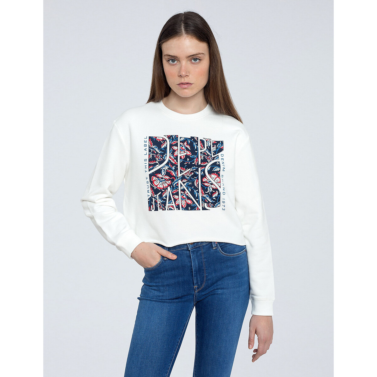 Свитшот PEPE JEANS, Белый, Свитшот Короткий с круглым вырезом и рисунком спереди M белый
Свитшот PEPE JEANS, Белый, Свитшот Короткий с круглым вырезом и рисунком спереди M белый