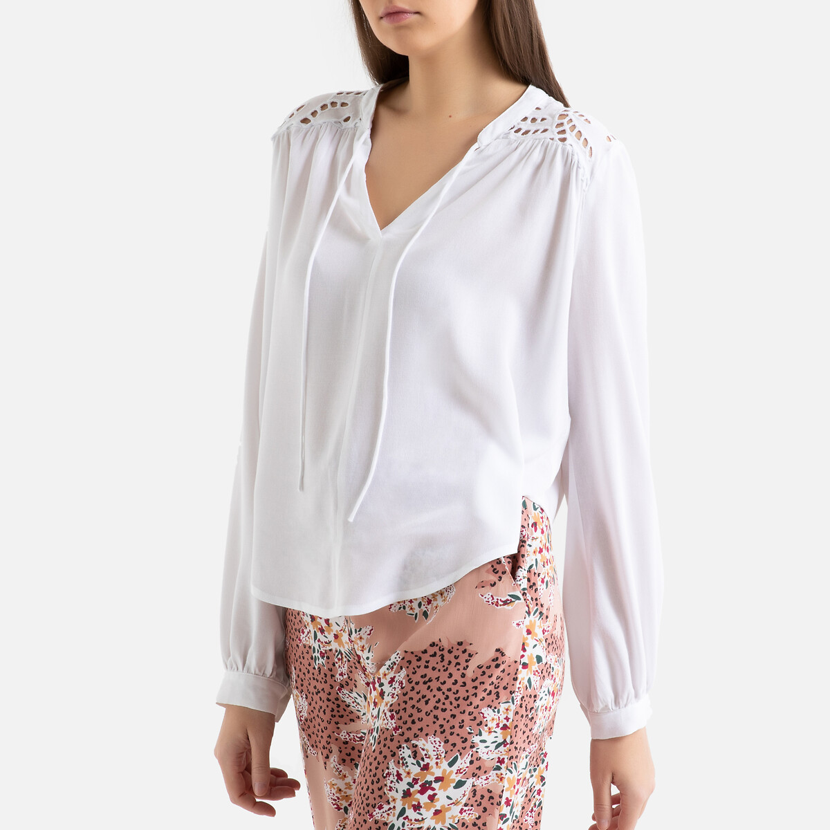 Блузка La Redoute, Белый, С круглым вырезом и длинными рукавами LAVINA 0(XS) белый
Блузка La Redoute, Белый, С круглым вырезом и длинными рукавами LAVINA 0(XS) белый