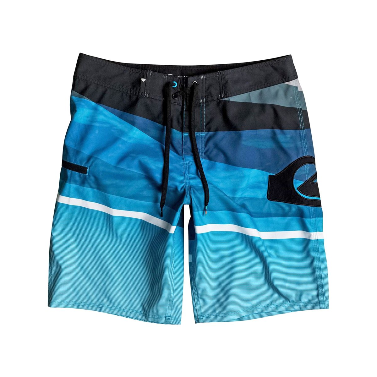 Шорты пляжные Шорты пляжныеПляжные шорты QUIKSILVER®- Эластичный пояс, завязки контрастного цвета с люверсами- Ложная планка застежки спереди- Яркий рисунок на бедрах- Большой логотип на бедре- 1 боковой карман- На подкладке ? Состав и описание :Материал 100% полиэстерМарка QUIKSILVER®Уход :Машинная стирка при 30 °C в деликатном режимеСтирать, предварительно вывернув наизнанкуГладить при низкой температуре<br><br>Цвет: синий<br>Размер: 30 (US) - 30 (US).38 (US) - 54 (RUS).36 (US) - 52 (RUS).34 (US).32 (US)