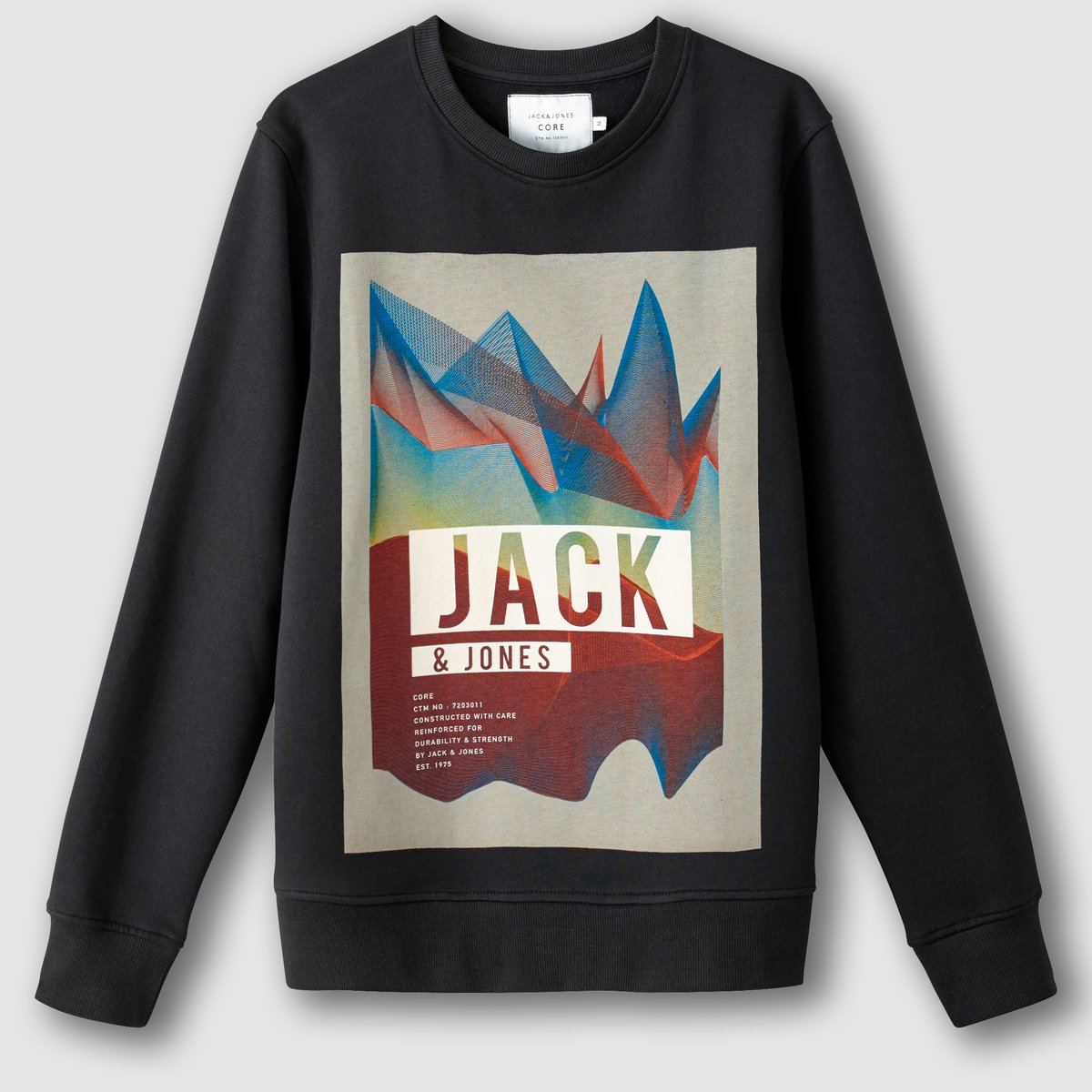 Свитшот СвитшотСостав и описание :Материал : 100% хлопкаМарка : JACK & JONES.<br><br>Цвет: черный
