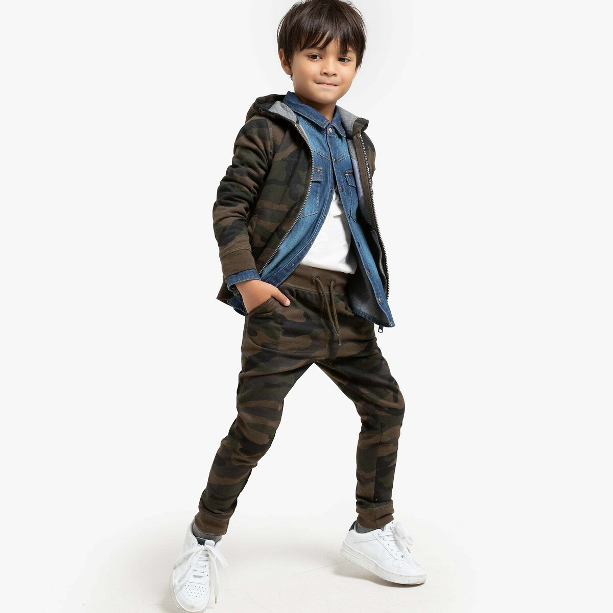 Брюки LA REDOUTE COLLECTIONS, Зеленый, С камуфляжным рисунком из мольтона 3-14 лет 10 лет - 138 см зеленый
Брюки LA REDOUTE COLLECTIONS, Зеленый, С камуфляжным рисунком из мольтона 3-14 лет 10 лет - 138 см зеленый