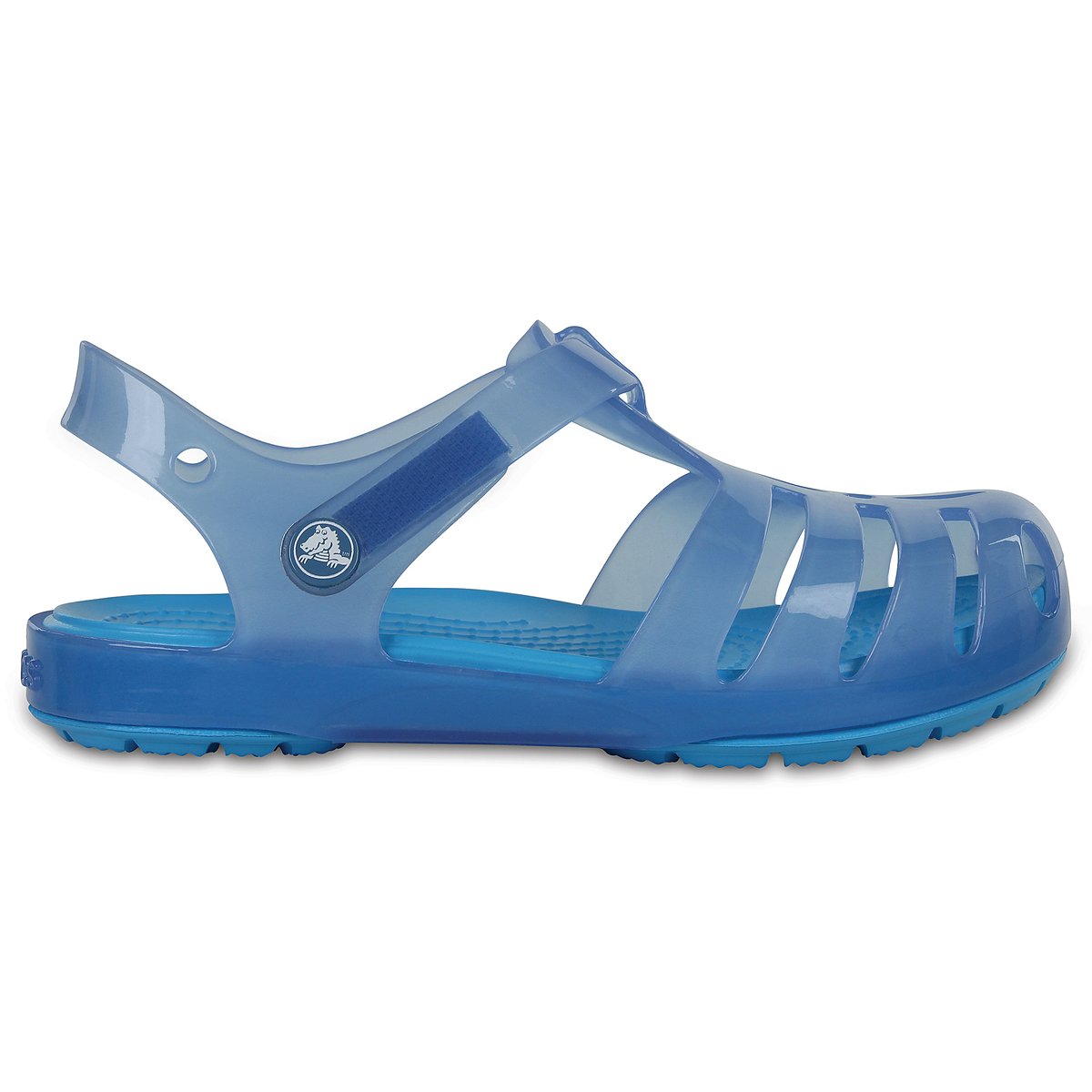 Босоножки Isabella Sandal Ps Босоножки Isabella Sandal PsВерх : термопластик Подкладка : без подкладки Стелька : термопластик Подошва : полимер Croslite Застежка : планка-велкро<br><br>Цвет: синий<br>Размер: 27/28.25/26