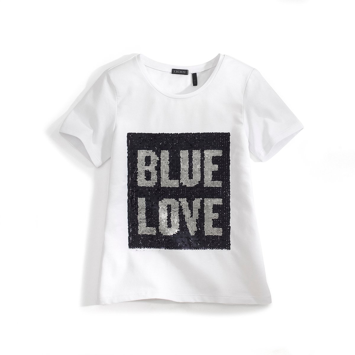 Футболка BLUE LOVE, 3-14 лет Футболка BLUE LOVE, 3-14 летСостав и описание : Материал джерси, 95% хлопка, 5% эластана Марка IKKS JUNIOR Уход : Машинная стирка при 30 °C с вещами схожих цветов.Стирать и гладить с изнаночной стороны.Машинная сушка запрещена.Гладить при низкой температуре.<br><br>Цвет: белый<br>Размер: 6 лет - 114 см