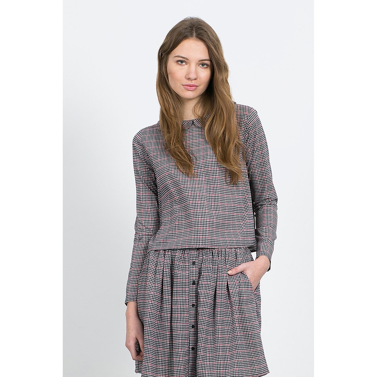 Блузка CLUELESS TOP Блузка CLUELESS TOPСостав и описание :Материал : 100% полиэстерМарка : COMPANIA FANTASTICA. УходМашинная стирка при 30 °С с вещами схожих цветов Стирать и гладить с изнаночной стороны<br><br>Цвет: набивной рисунок<br>Размер: L