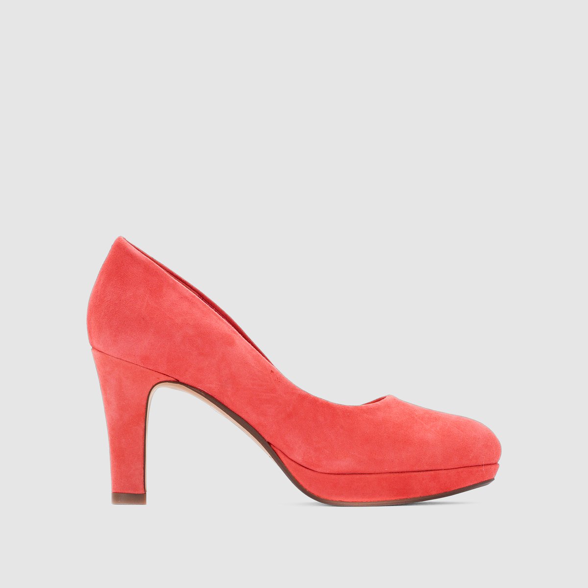 Туфли на тонком каблуке CLARKS CRISP KENDRA Туфли на тонком каблуке CLARKS CRISP KENDRAВысота каблука : 8,5 см.Застежка : без застежки.Преимущества: садящаяся по ноге модель, очень элегантная, на танкетке<br><br>Цвет: коралловый<br>Размер: 39