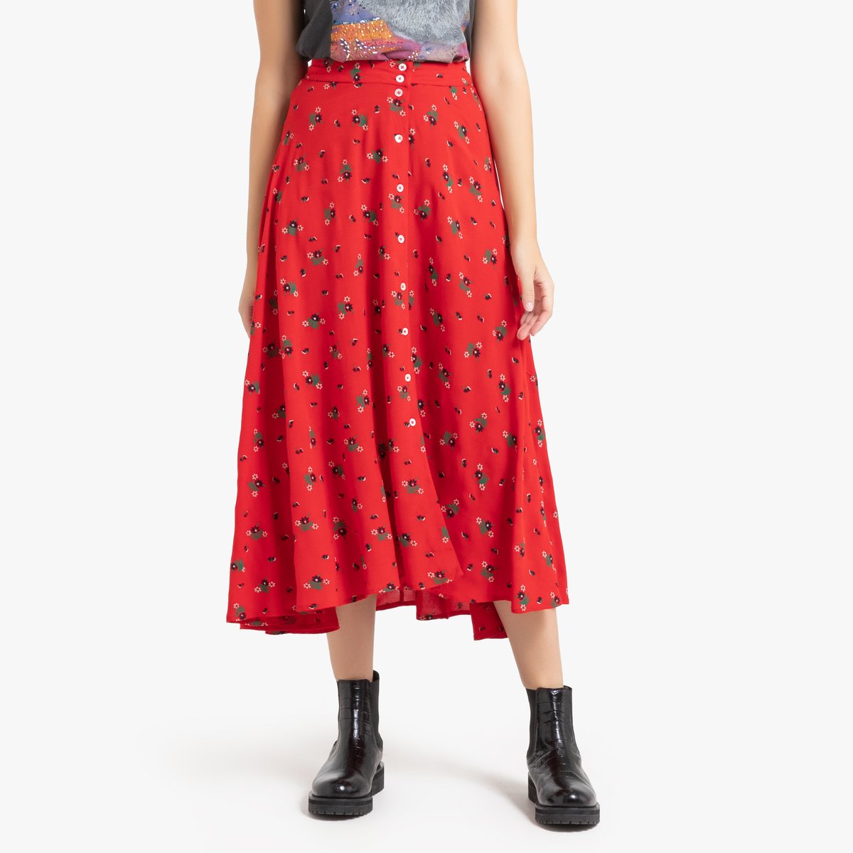 Юбка La Redoute, Красный, Длинная с рисунком и застежкой на пуговицы JACINTHE FLOWER S красный
Юбка La Redoute, Красный, Длинная с рисунком и застежкой на пуговицы JACINTHE FLOWER S красный