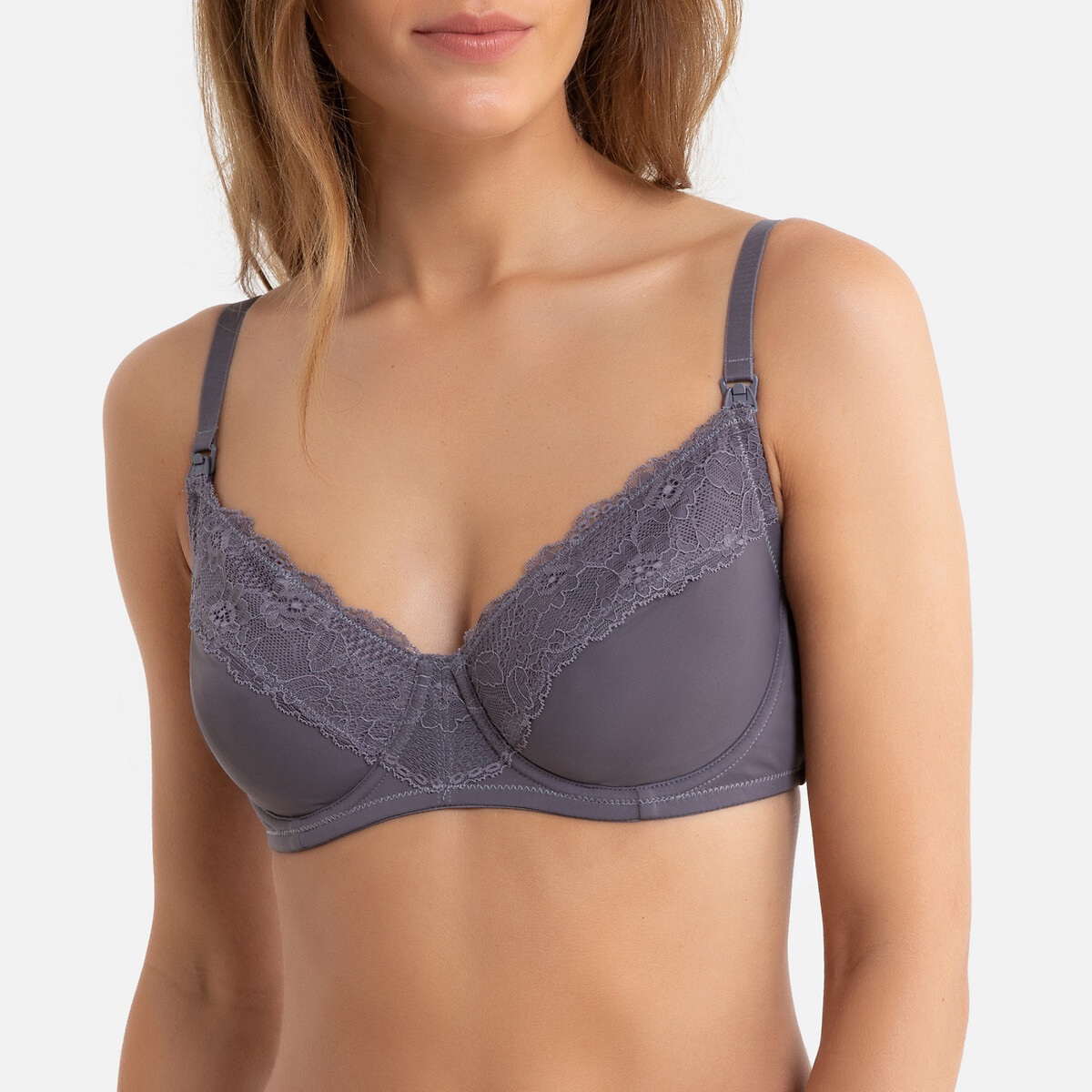 Бюстгальтер LA REDOUTE COLLECTIONS, Каштановый, Для периода грудного вскармливания из микрофибры B каштановый
Бюстгальтер LA REDOUTE COLLECTIONS, Каштановый, Для периода грудного вскармливания из микрофибры B каштановый