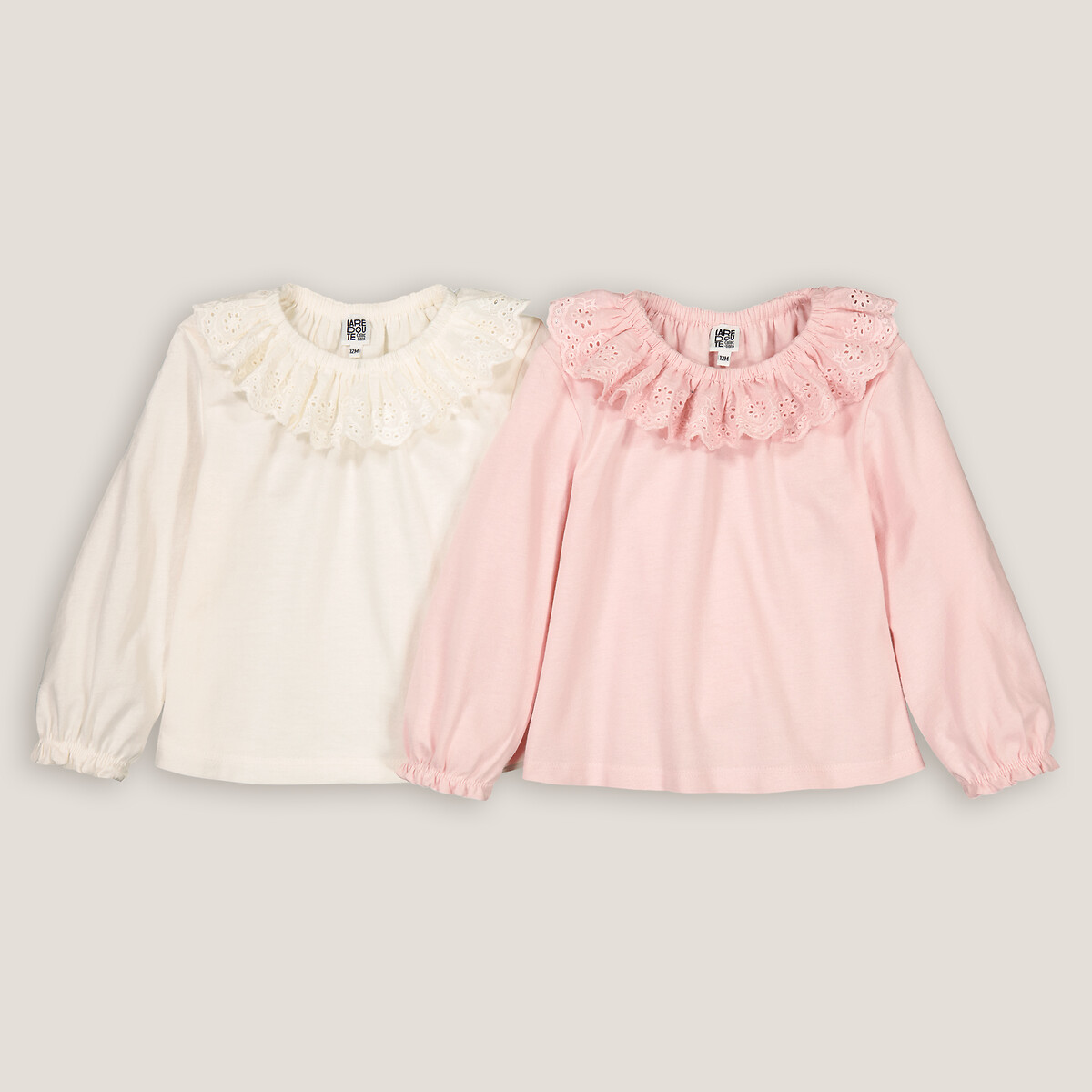 Комплект из двух футболок Signature LaRedoute, Розовый, Комплект из двух футболок Signature воротник с воланом 1 год - 74 см розовый
Комплект из двух футболок Signature LaRedoute, Розовый, Комплект из двух футболок Signature воротник с воланом 1 год - 74 см розовый