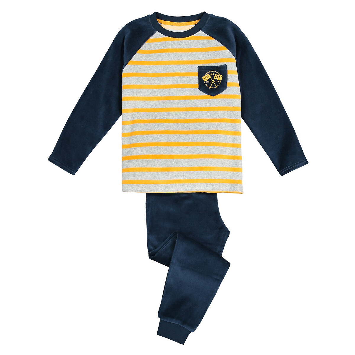 Пижама LA REDOUTE COLLECTIONS, Серый, В полоску из велюра 3-12 лет 8 лет - 126 см серый
Пижама LA REDOUTE COLLECTIONS, Серый, В полоску из велюра 3-12 лет 8 лет - 126 см серый