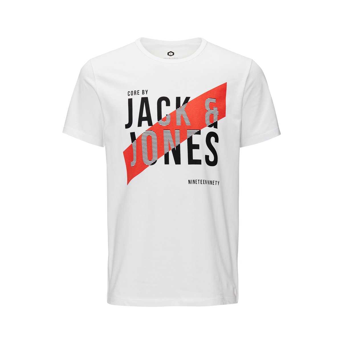Футболка ФутболкаСостав и описание :Материал : 100% хлопокМарка : JACK & JONES<br><br>Цвет: белый,синий морской