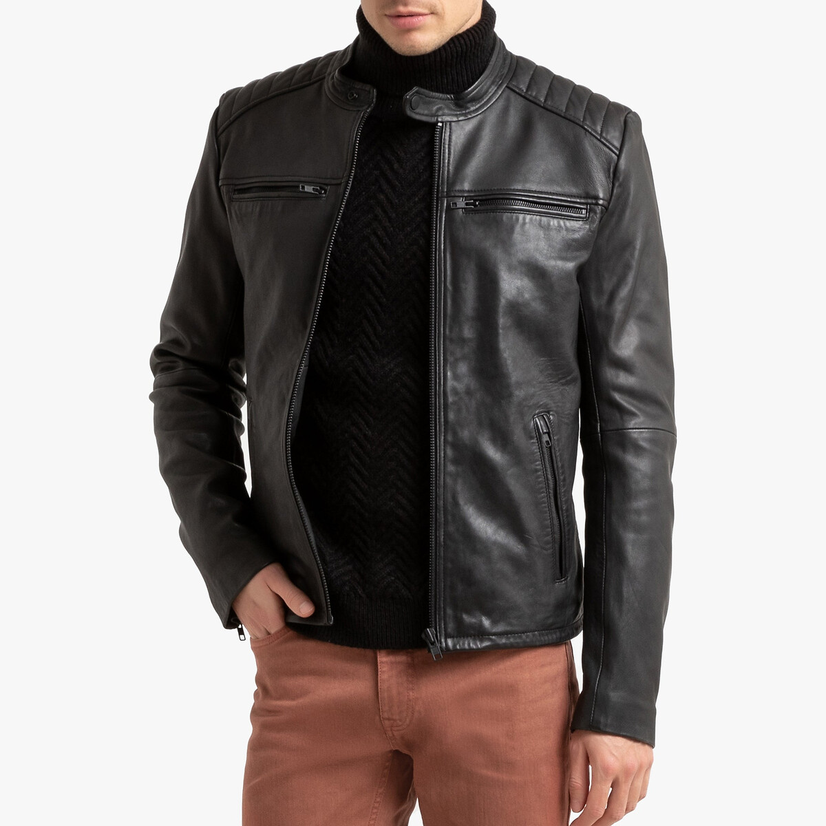 Блузон LA REDOUTE COLLECTIONS, Черный, Блузон Кожаный в байкерском стиле XS черный
Блузон LA REDOUTE COLLECTIONS, Черный, Блузон Кожаный в байкерском стиле XS черный