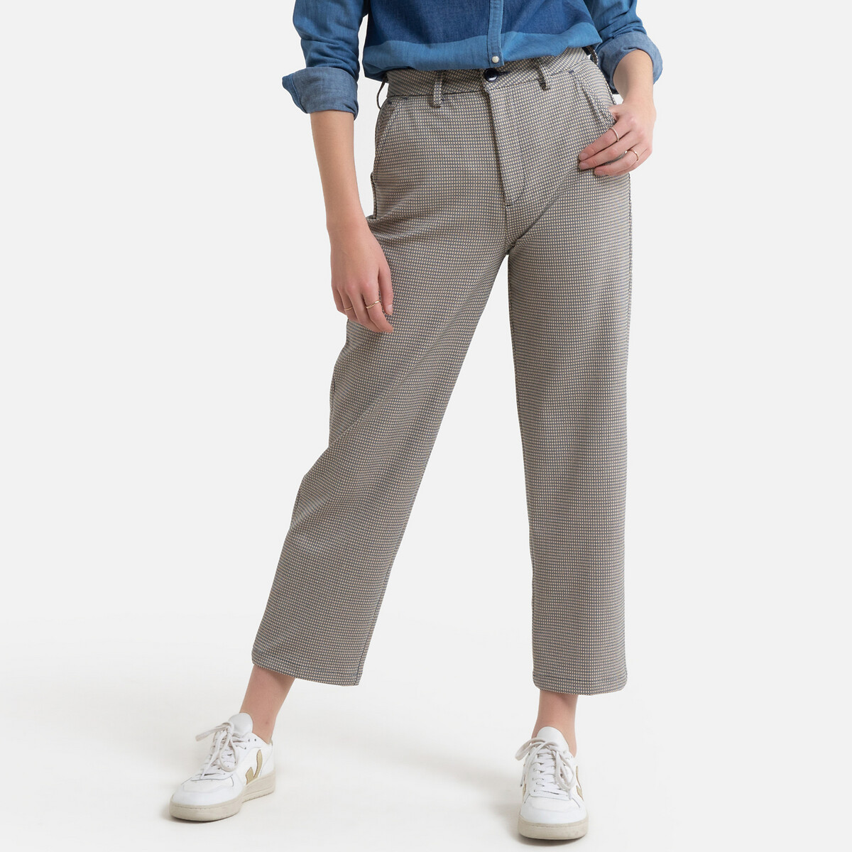 Брюки LaRedoute, Разноцветный, Прямые SANDY HIGHWAIST CROPPED FANCY 28 (US) - 44 (RUS) разноцветный
Брюки LaRedoute, Разноцветный, Прямые SANDY HIGHWAIST CROPPED FANCY 28 (US) - 44 (RUS) разноцветный