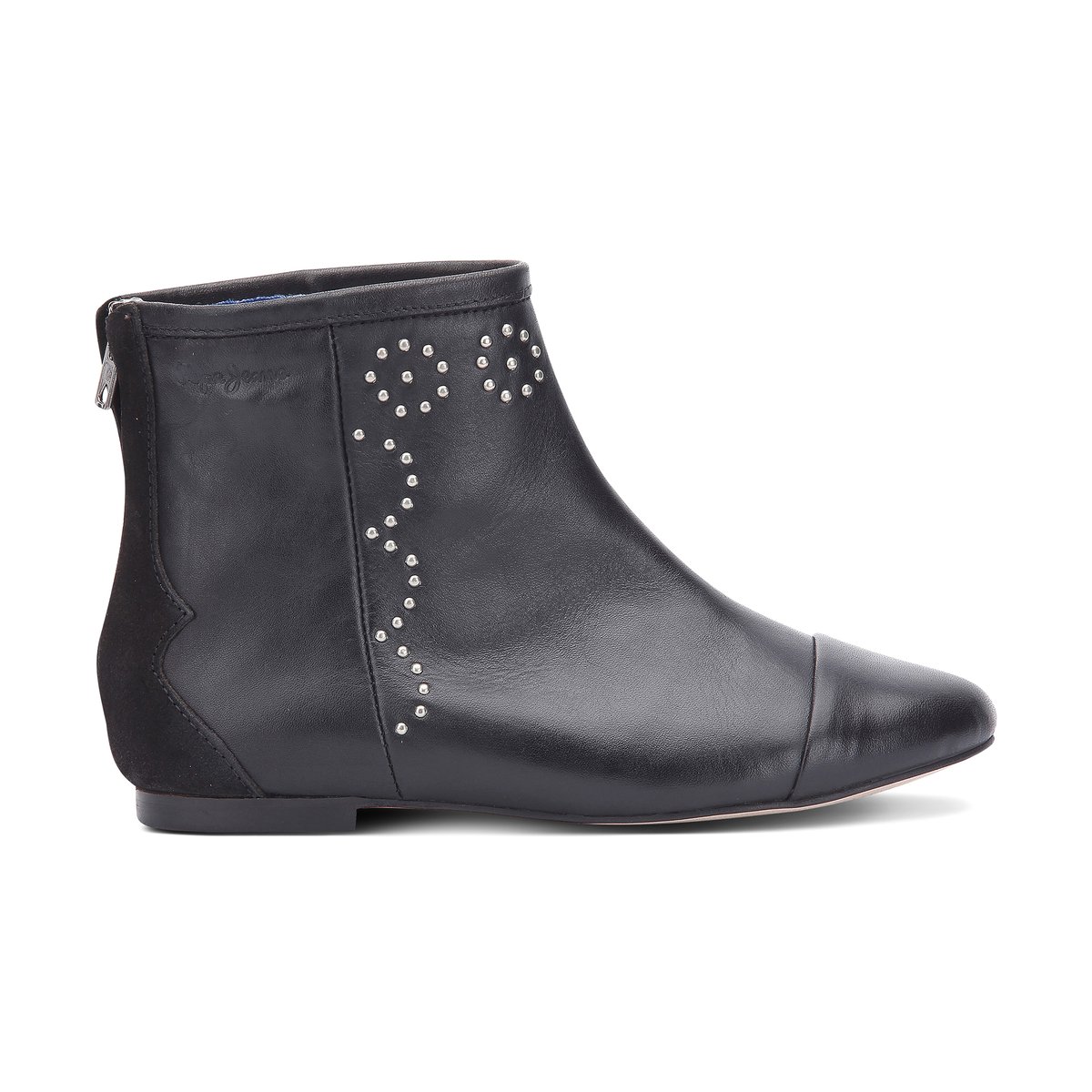 Ботильоны кожаные Bow studs Ботильоны кожаные Bow studsОписание:Детали • Застежка : на молнию • Круглый мысокСостав и уход • Верх 100% яловичная кожа • Подкладка 100% полиэстер • Стелька 100% яловичная кожа • Подошва 100% каучук<br><br>Цвет: каштановый,черный