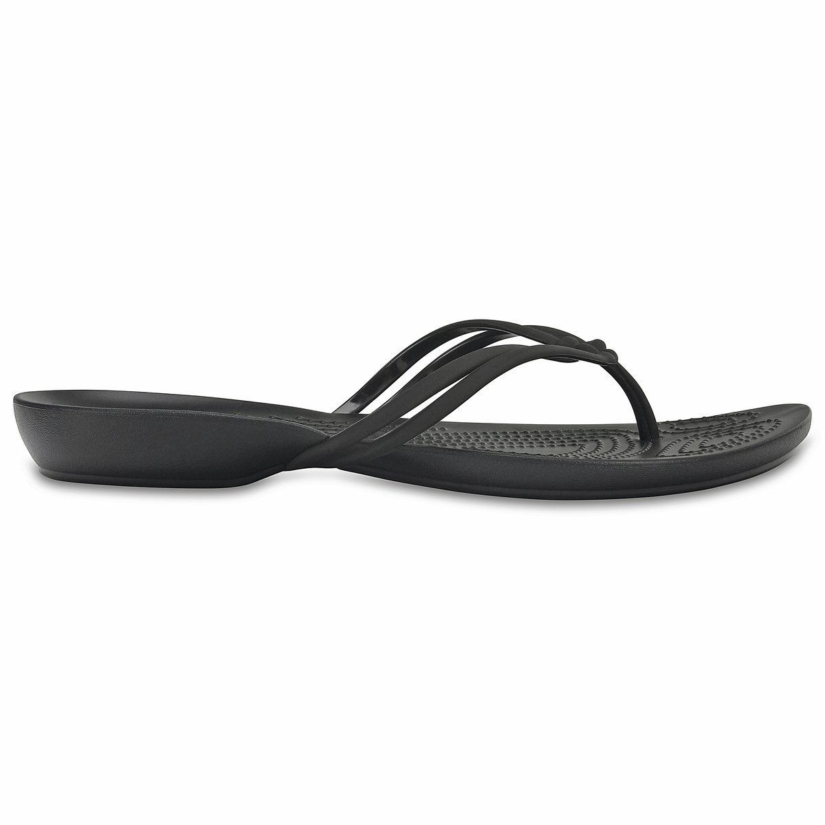 Вьетнамки Isabella Flip W Вьетнамки Isabella Flip WВерх : термопластик Подкладка : без подкладки Стелька : термопластик Подошва : полимер Croslite Застежка : без застежки<br><br>Цвет: черный