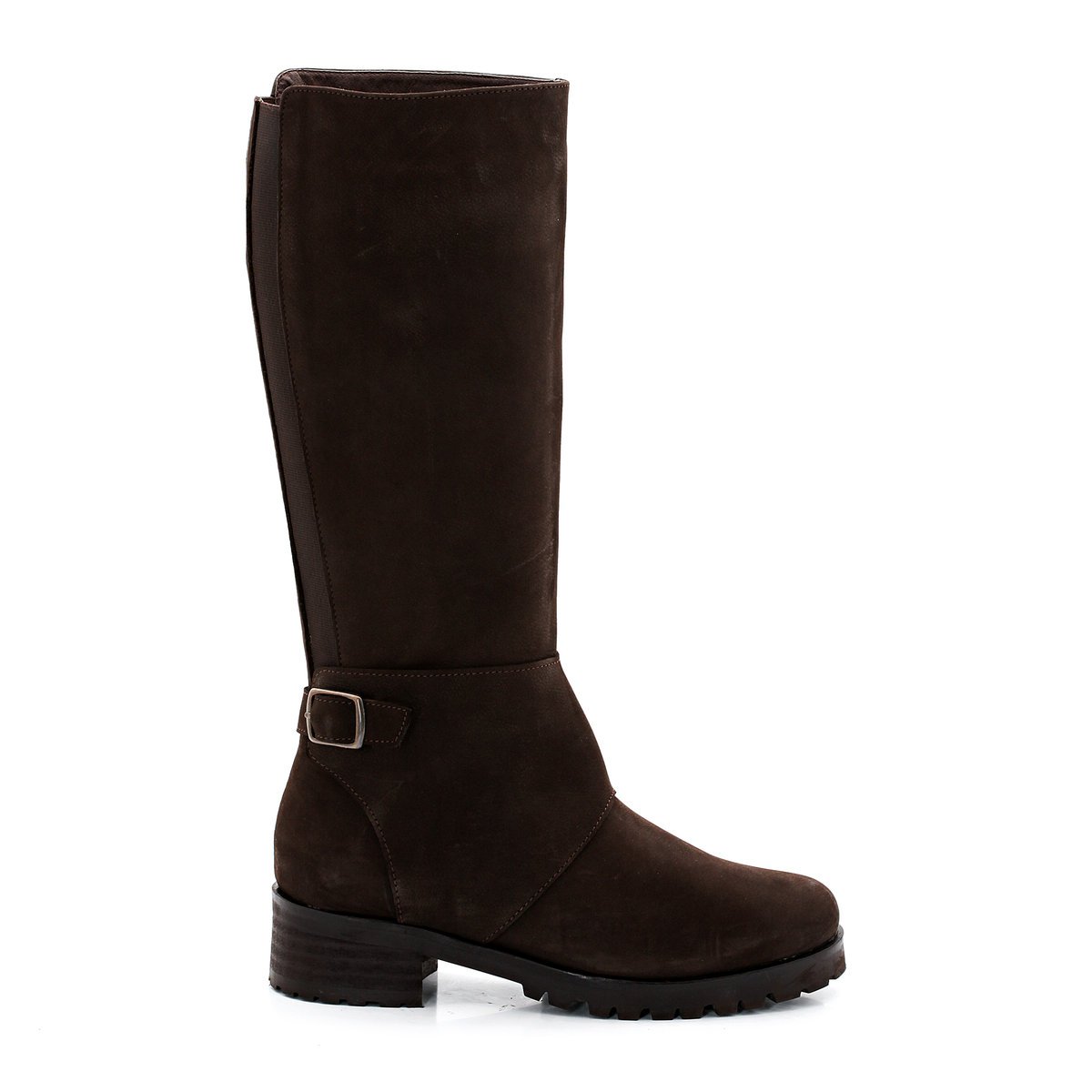 Сапоги из кожи Сапоги из кожиСапоги Soft Grey.Верх : коровья кожа..Подкладка : текстиль..Стелька : кожа..Подошва : из эластомера..Высота каблука : 5 см..Высота голенища : 35 см.Застежка : молния на боковой стороне.<br><br>Цвет: каштановый<br>Размер: 39