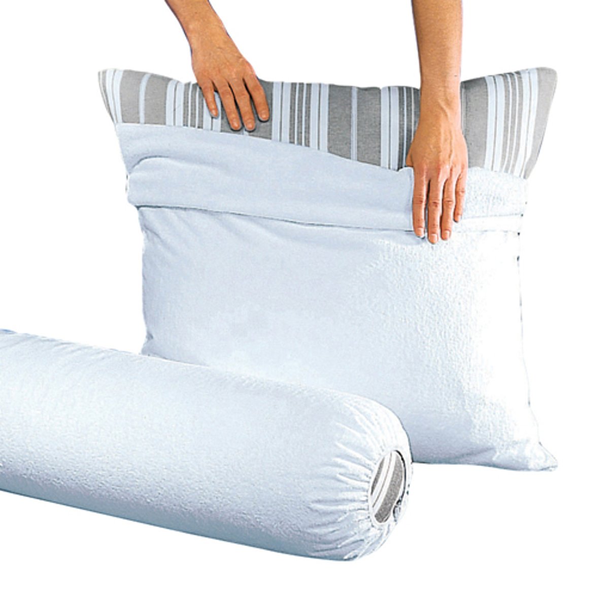 фото Чехол защитный на подушку из махровой ткани 400 г/м², с пропиткой из пвх reverie