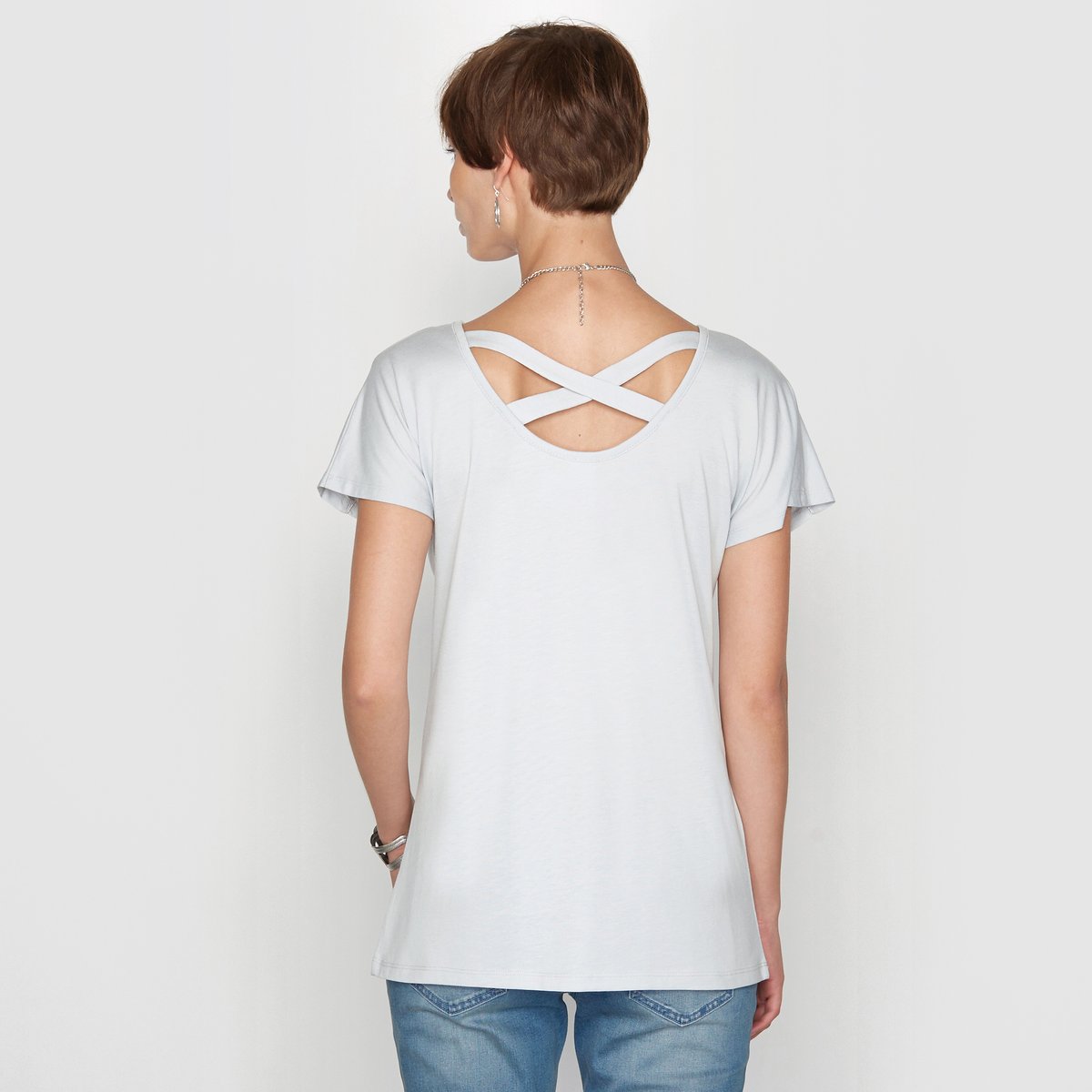 Футболка из хлопка и модала от La Redoute Футболка из хлопка и модала от La Redoute