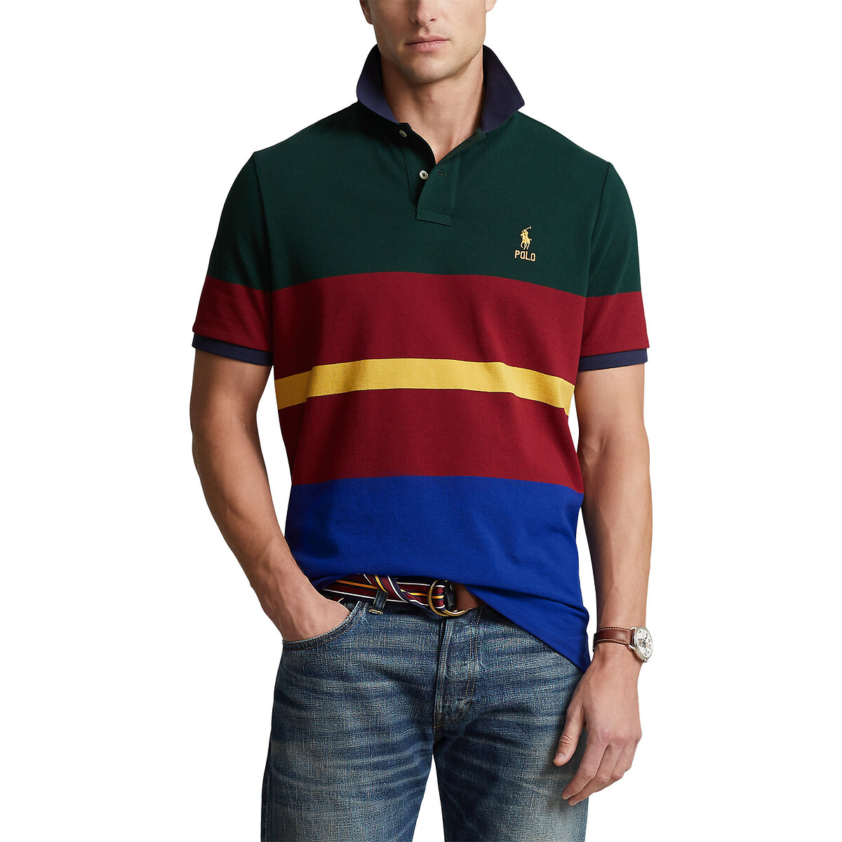 Поло POLO RALPH LAUREN, Зеленый, Поло Прямого покроя из хлопка с вышитым логотипом Pony Player M зеленый
Поло POLO RALPH LAUREN, Зеленый, Поло Прямого покроя из хлопка с вышитым логотипом Pony Player M зеленый