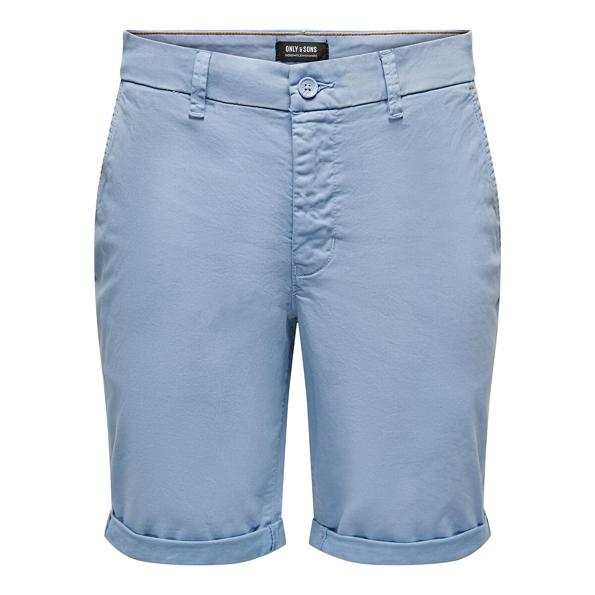 Peter Straight Chino Shorts in Cotton