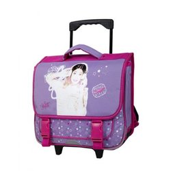 Cartable a roulette tigre