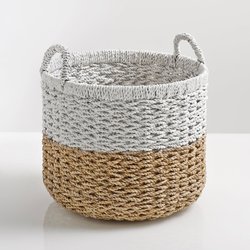 Tigra Storage Basket with Plaited Handles La Redoute Interieurs