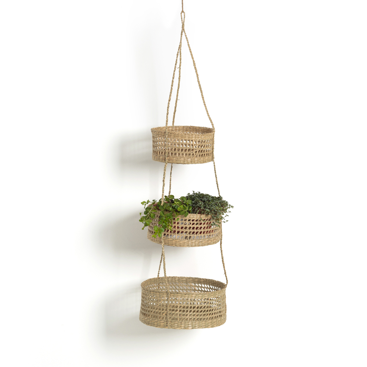Cesta Woven Hanging Baskets (Set of 3)