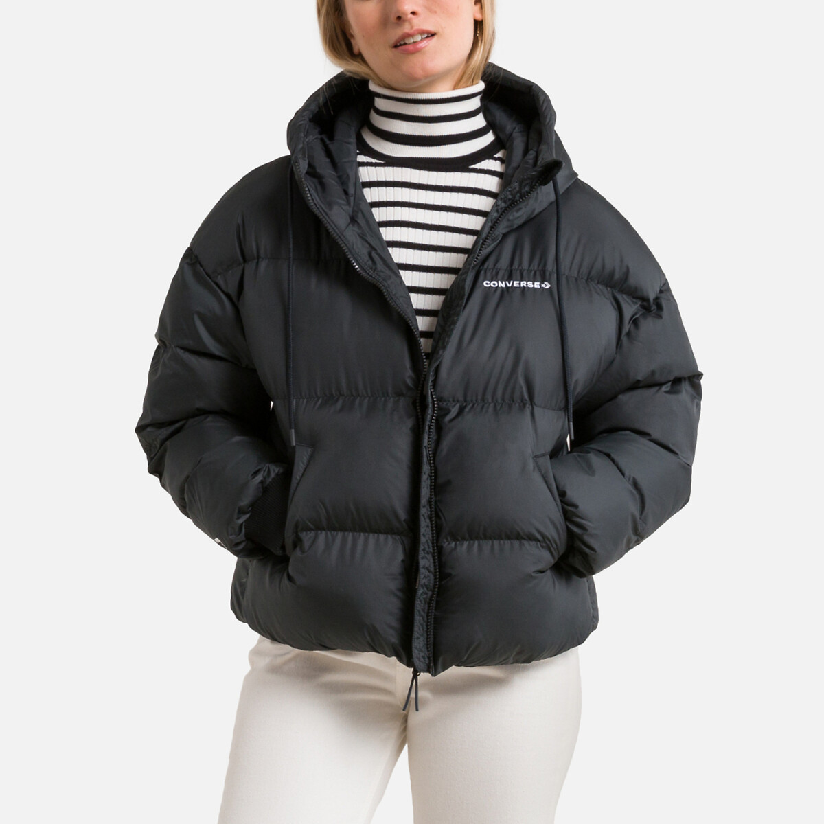 Winter Short Padded Jacket with Hood