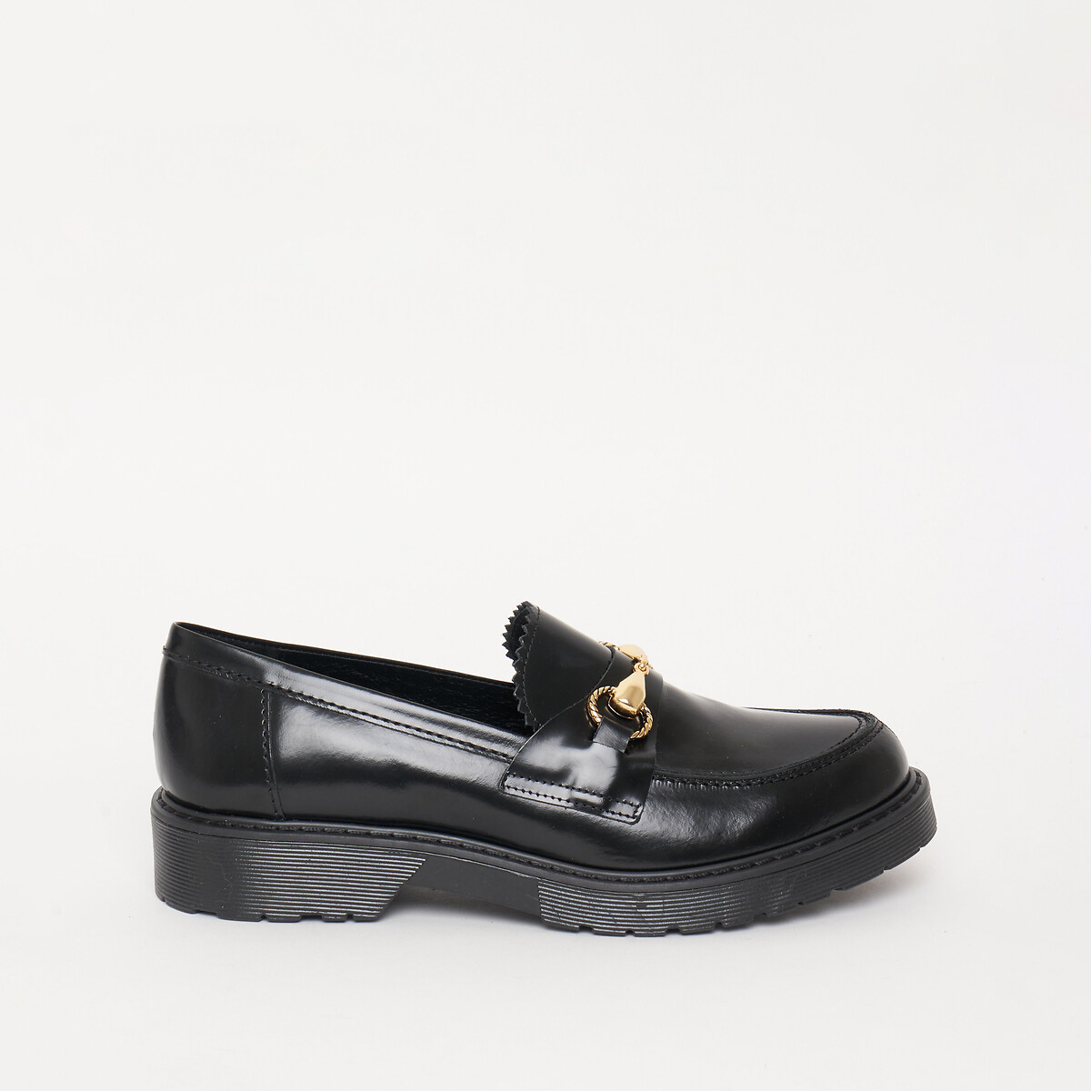 Come Patent Leather Loafers with Bar Trim