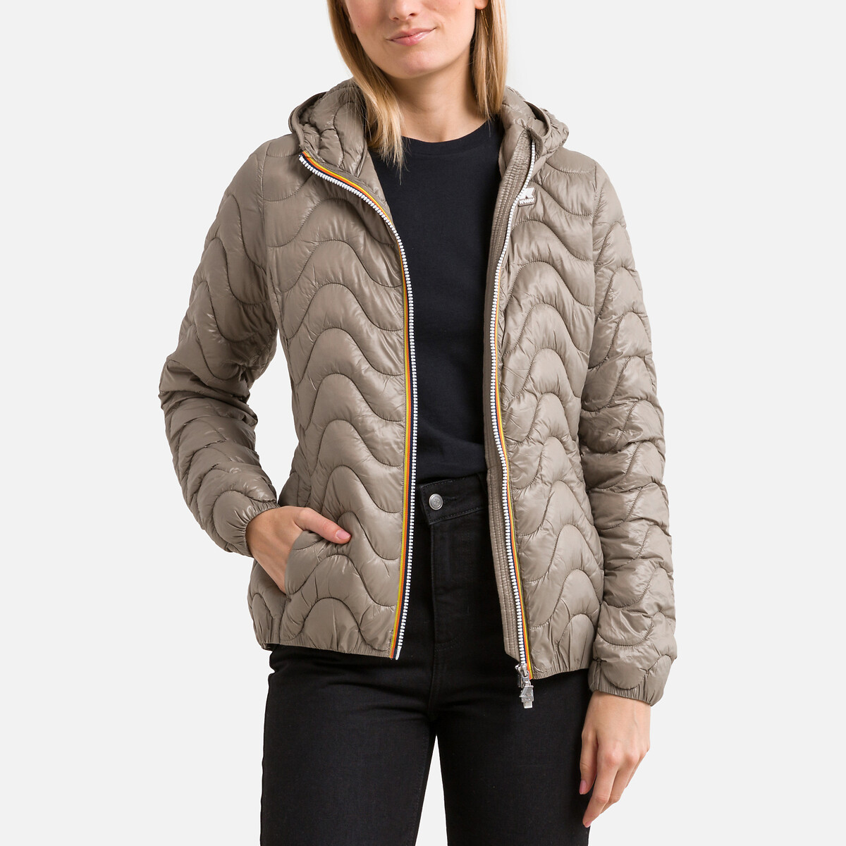 Lily Eco Warm Quilted Hooded Padded Jacket