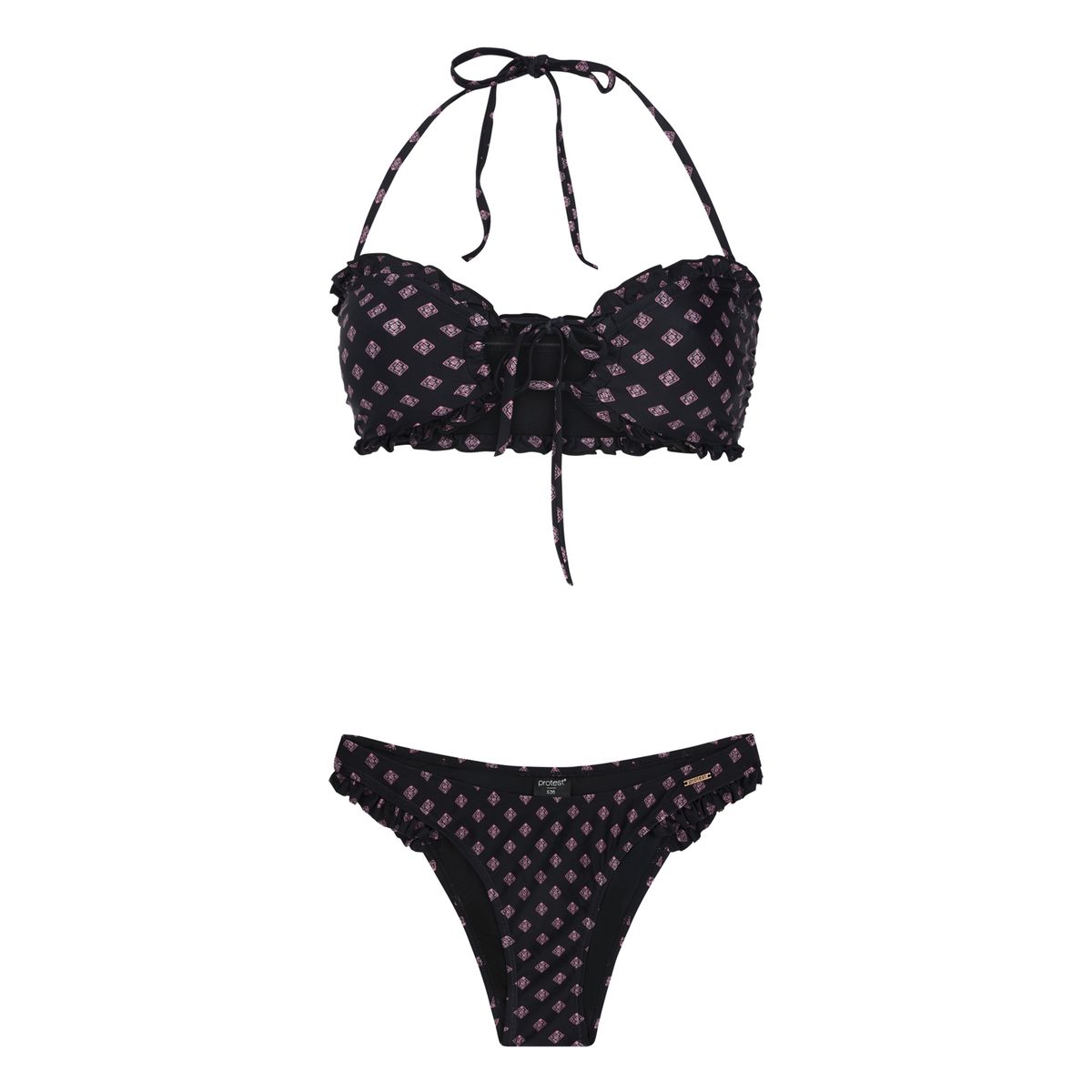 Bandeau Bikini Prtxanthe Noir Protest La Redoute
