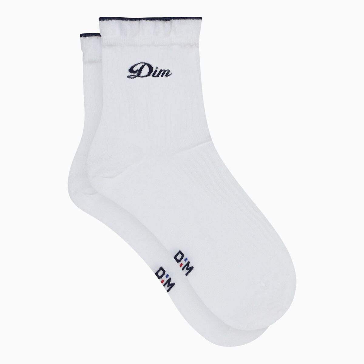 Pair of Le Bol Francais Madame Socks in Cotton Mix