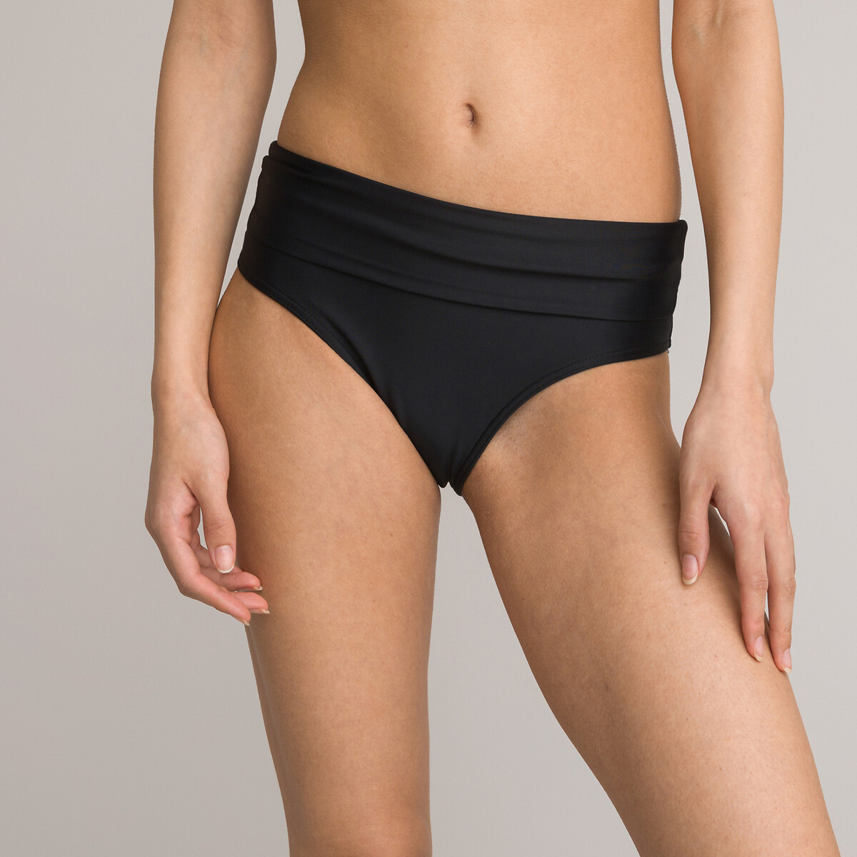 Culotte Per Bikini Effetto Ventre Piatto Nero La Redoute Collections