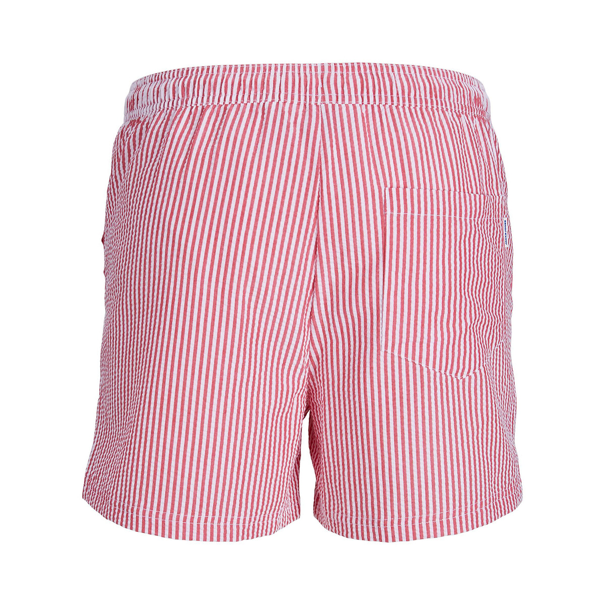 Striped Swim Shorts in Cotton Mix
