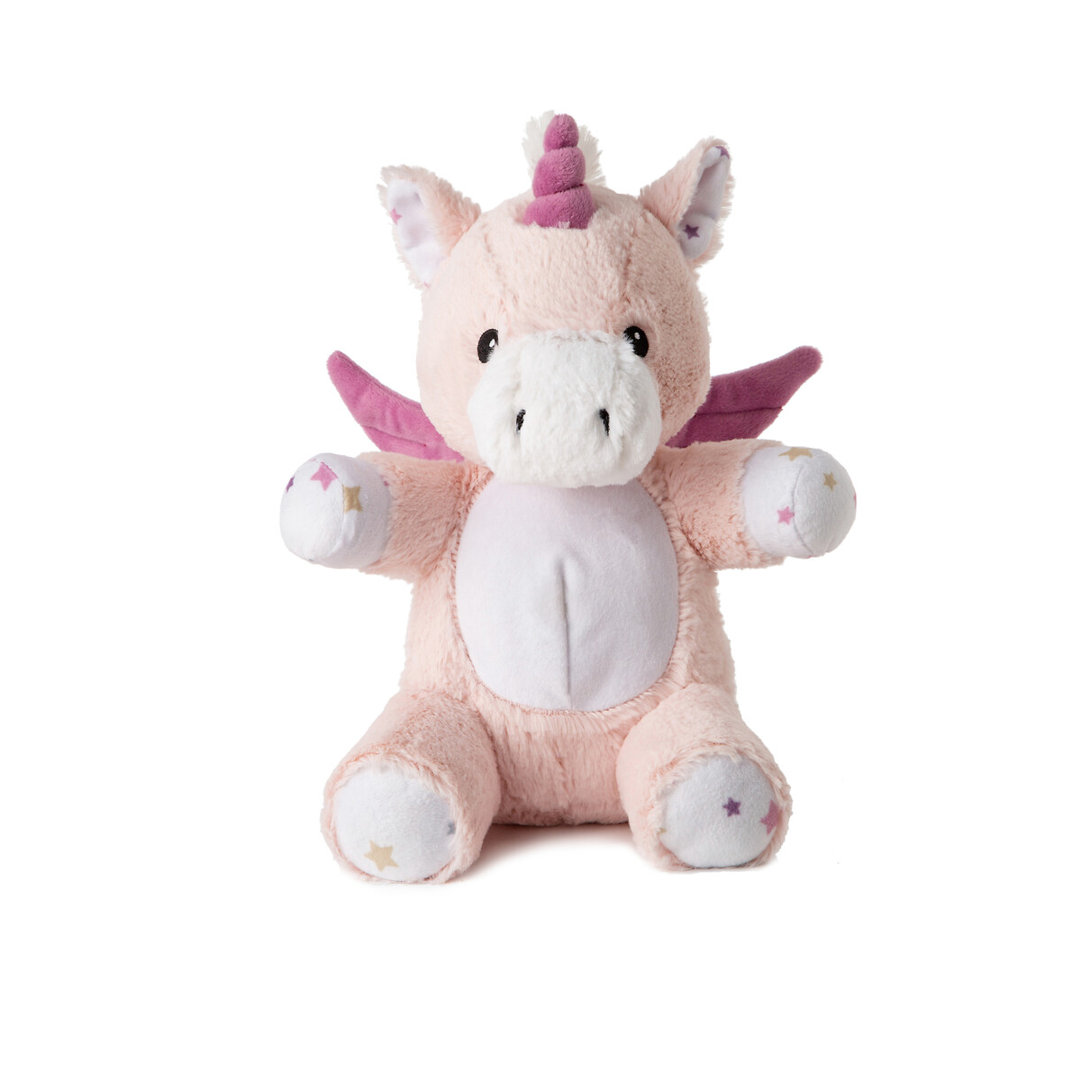 Peluche Veilleuse Et Musicale Lily La Licorne Rose Blanc Cloud B