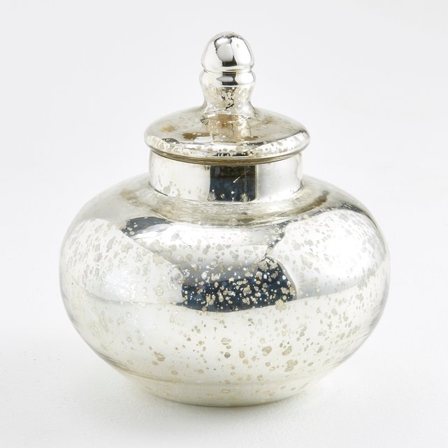 Large Elda Mercurised Glass Sweet Jar Large Elda Mercurised Glass Sweet Jar