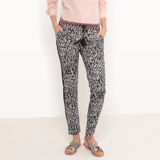 Straight Tribal Print Trousers Straight Tribal Print Trousers