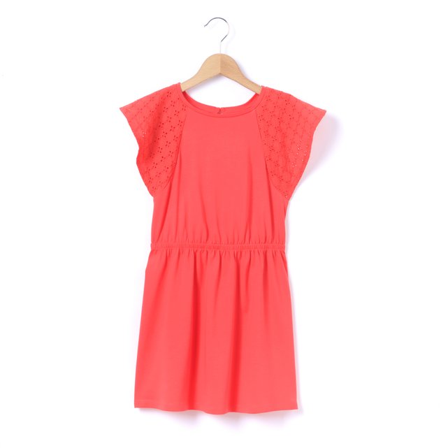 Frill Short-Sleeve Dress, 3-12 Years Frill Short-Sleeve Dress, 3-12 Years