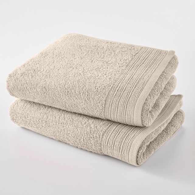 Pack of 2 Organic Cotton Towelling Bath Towels Pack of 2 Organic Cotton Towelling Bath Towels