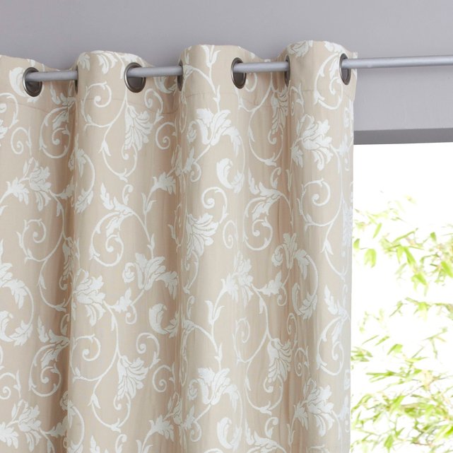 Valina Jacquard Single Curtain with Eyelet Header Valina Jacquard Single Curtain with Eyelet Header