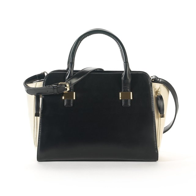 Shopper with Adjustable Shoulder Strap and Zip Fastening Shopper with Adjustable Shoulder Strap and Zip Fastening