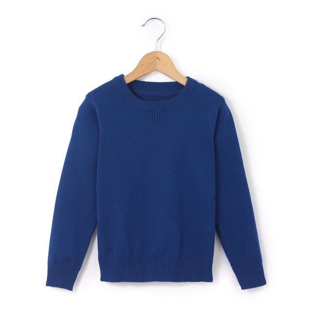 Plain Crew Neck Jumper, 3-12 Years Plain Crew Neck Jumper, 3-12 Years