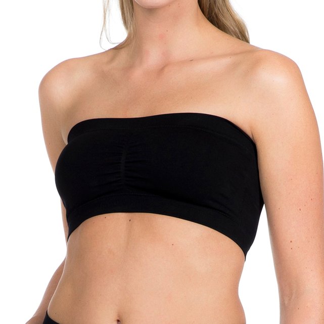 Sujetador Tipo Banda Push Up Negro Magic Bodyfashion La Redoute