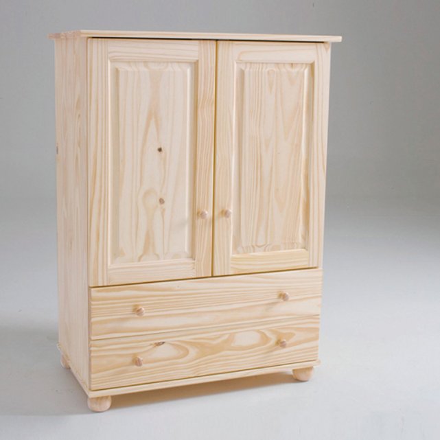 Redmond Solid Pine Cupboard, Height 120cm Redmond Solid Pine Cupboard, Height 120cm